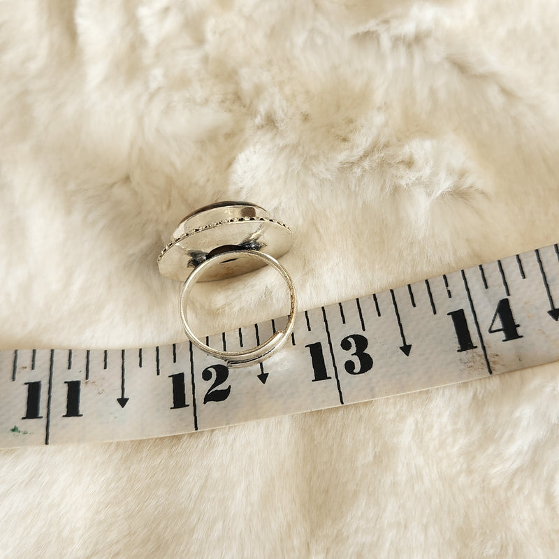 Certified Tiger Eye Adjustable Ring -R20