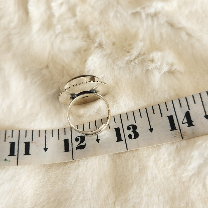 Certified Tiger Eye Adjustable Ring -R20