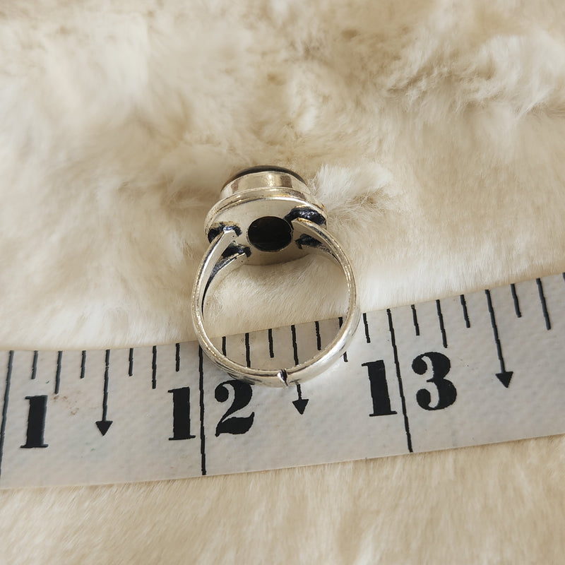Certified Tiger Eye Adjustable Ring -R21