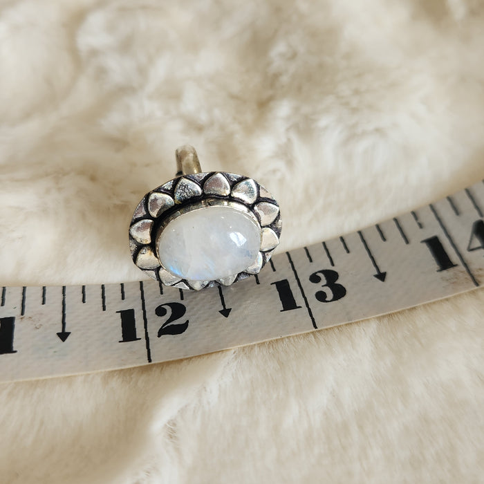 Certified Moonstone Adjustable Ring-R33
