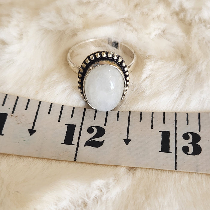 Certified Moonstone Adjustable Ring-R37