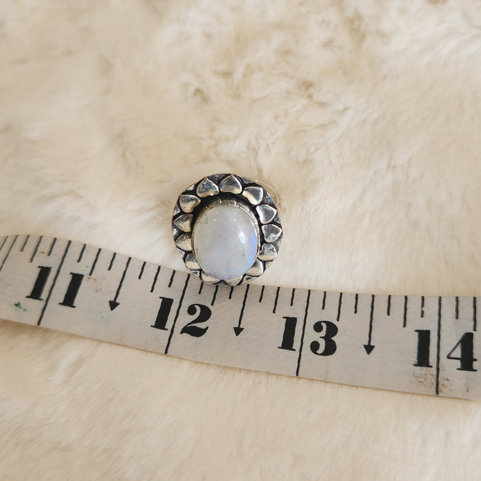 Certified Moonstone Adjustable Ring-R40
