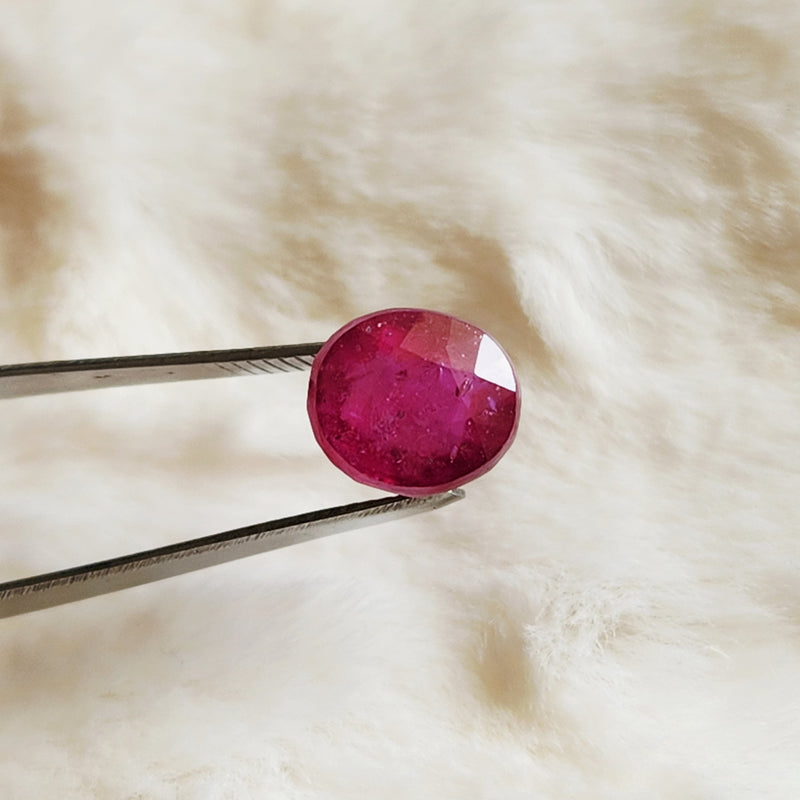 Ruby (Manik) Gemstone - 8.07 ct