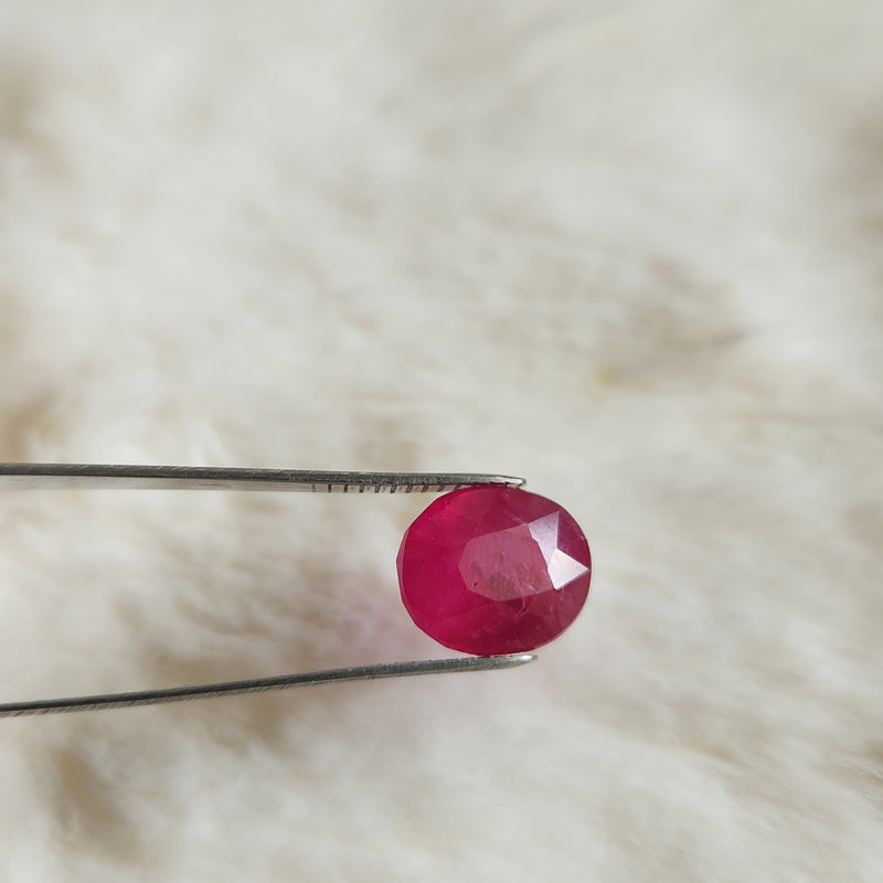 Ruby (Manik) Gemstone - 7.54 ct