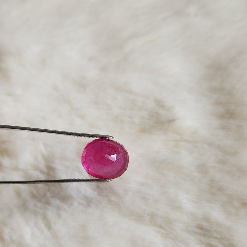 Ruby (Manik) Gemstone - 7.54 ct