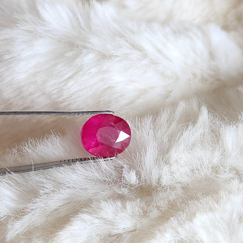 Ruby (Manik) Gemstone - 7.54 ct