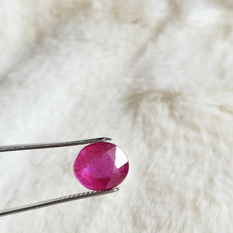 Ruby (Manik) Gemstone - 6.05 ct