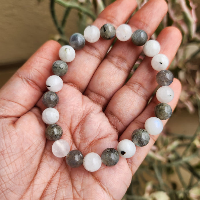 The Inner Duo - Labradorite & Moonstone