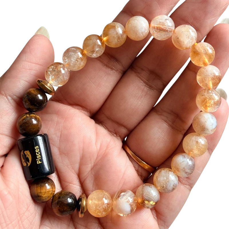 Pisces Zodiac Sign Bracelet