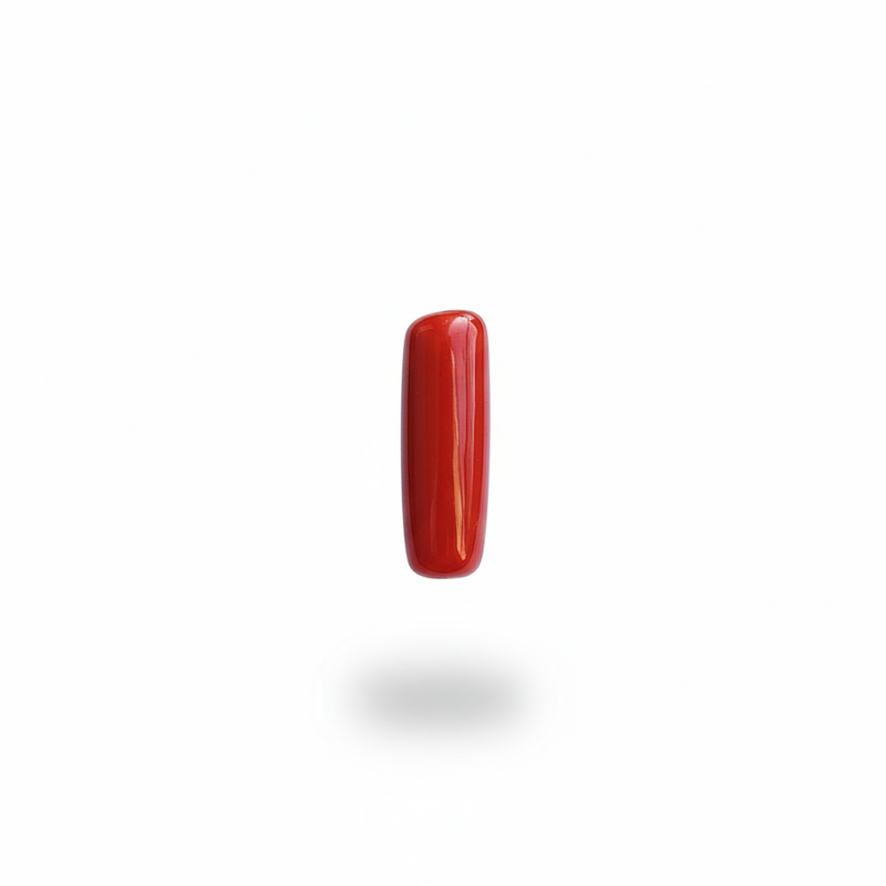 Red Coral (Moonga) Semi-Precious Gemstone-4.17 Carats