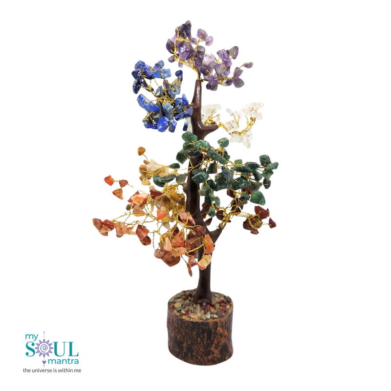 Energised Seven Chakra Crystal Tree