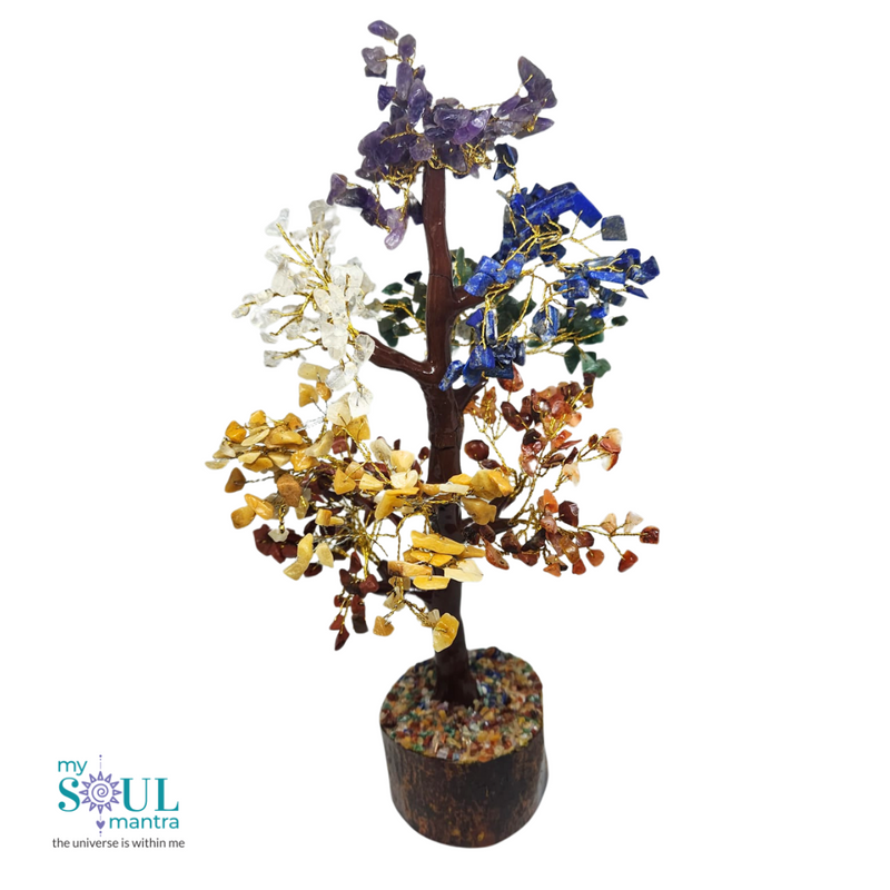 Energised Seven Chakra Crystal Tree