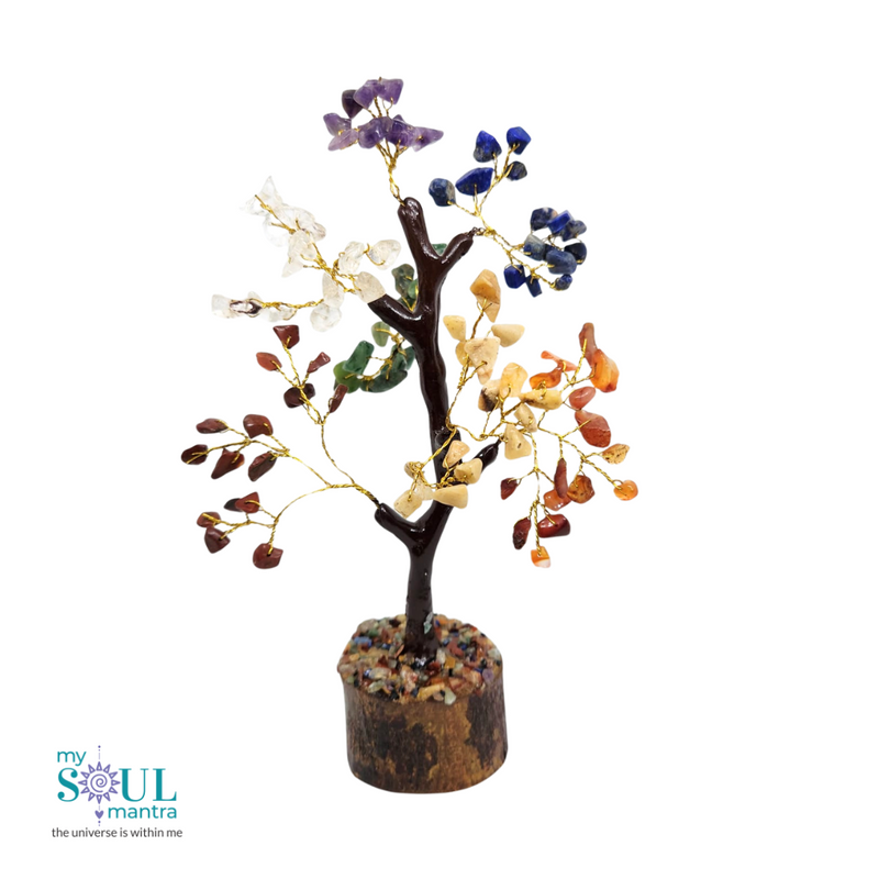 Energised Seven Chakra Crystal Tree