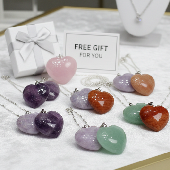 Crystal Pendant (Heart Shaped)
