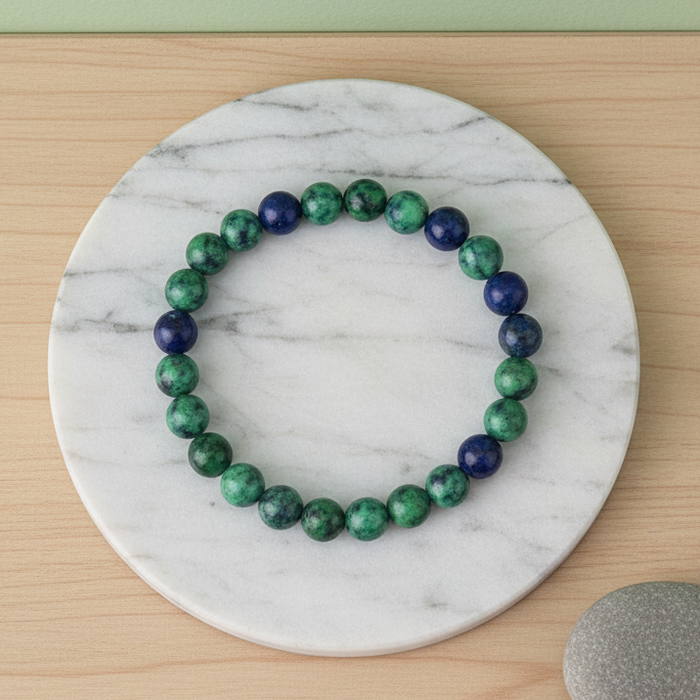 Certified & Energised Azurite Bracelet