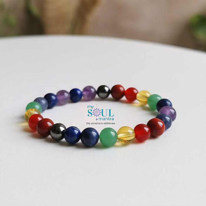 Seven Chakra Healing Bracelet