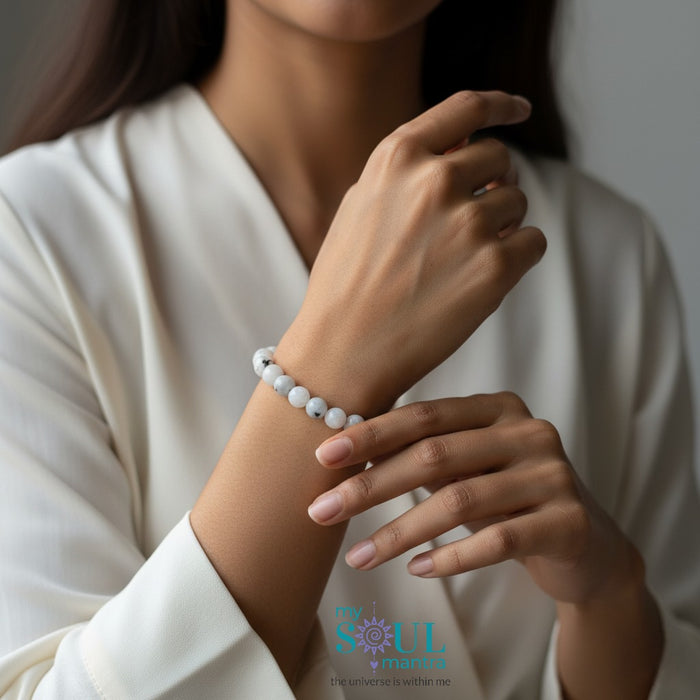 Rainbow Moonstone Bracelet