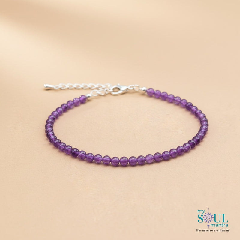 Amethyst Anklet (Single Piece)