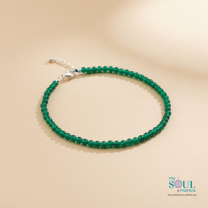 Green Jade Anklet (Single Piece)