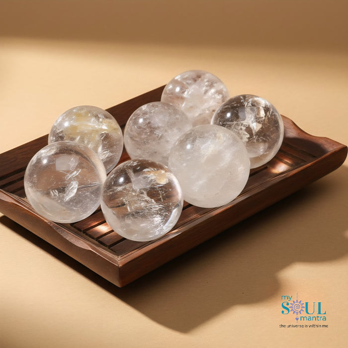 Clear Quartz Crystal Ball Sphere AAA Quality