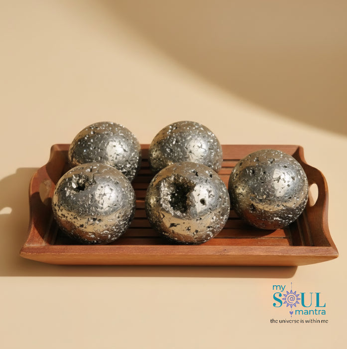 Peru Pyrite Crystal Ball Sphere