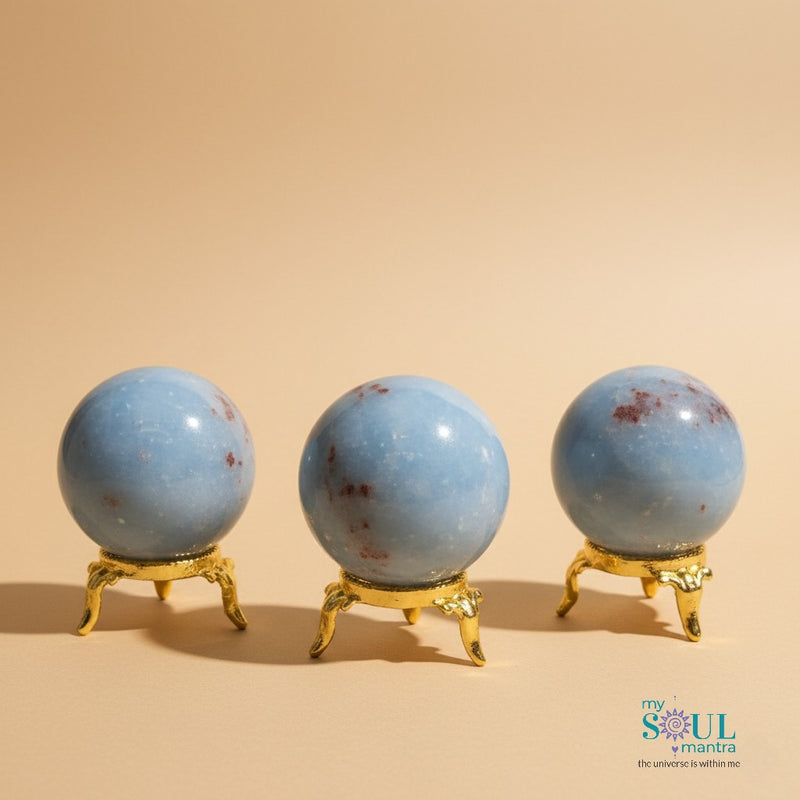 Angelite Crystal Ball Sphere