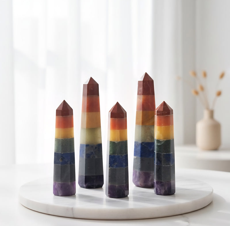 Seven Chakra Wand / Tower