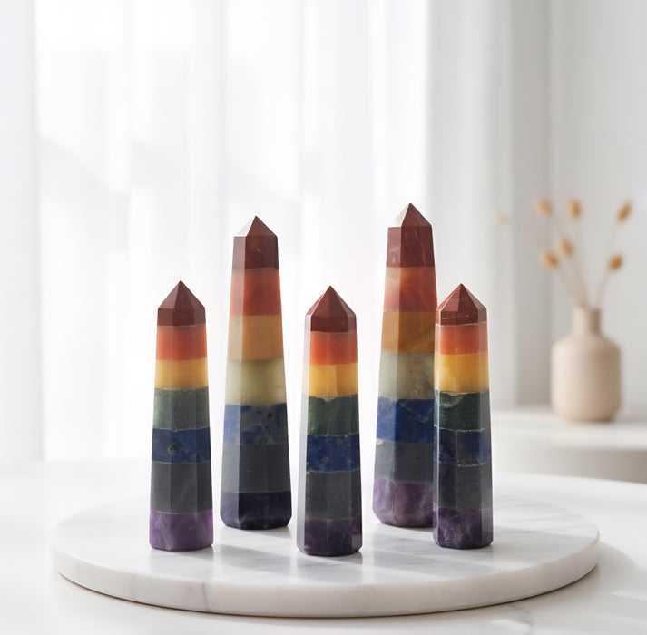 Seven Chakra Wand / Tower
