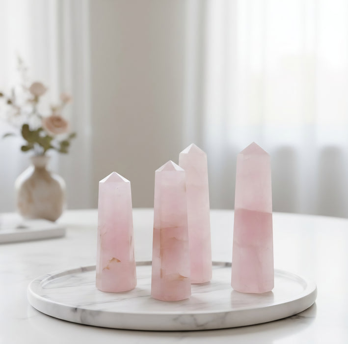 Rose Quartz Wand / Tower