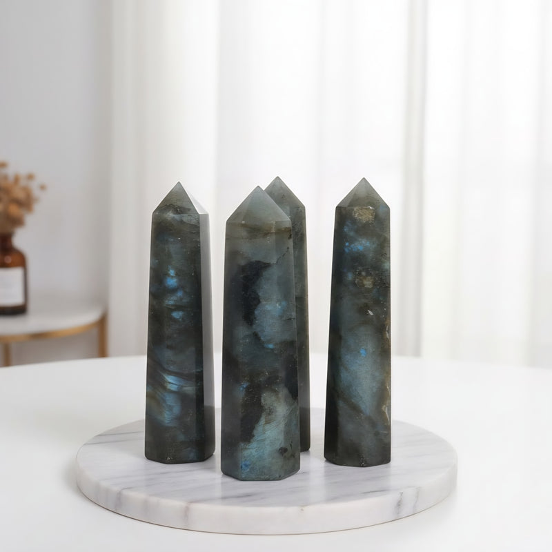 Labradorite Towers for Meditation,Awakening, Intuition, Psychic Ability & Protection