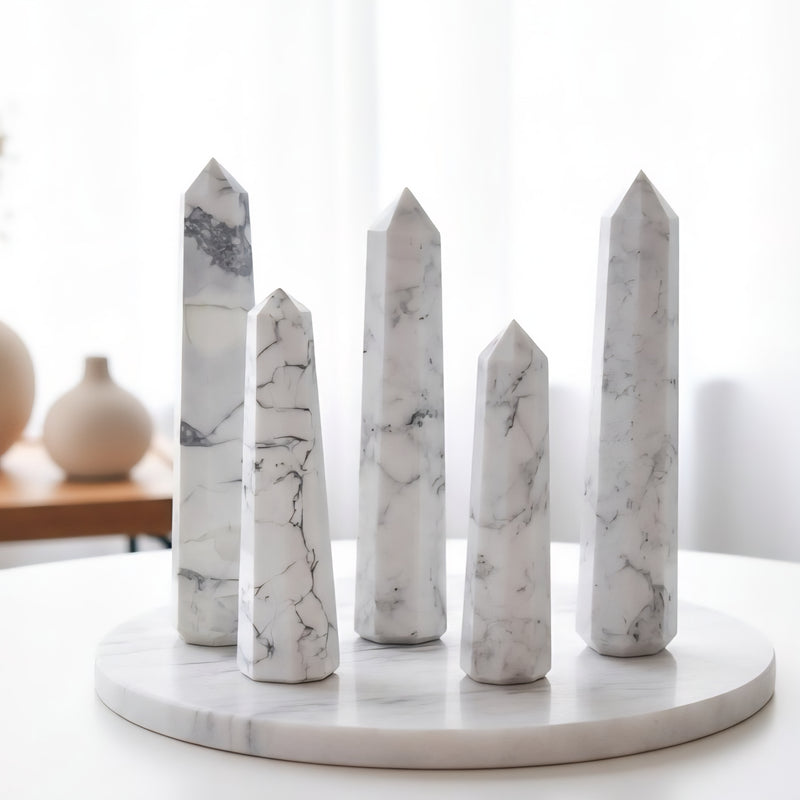 Howlite Wand / Tower