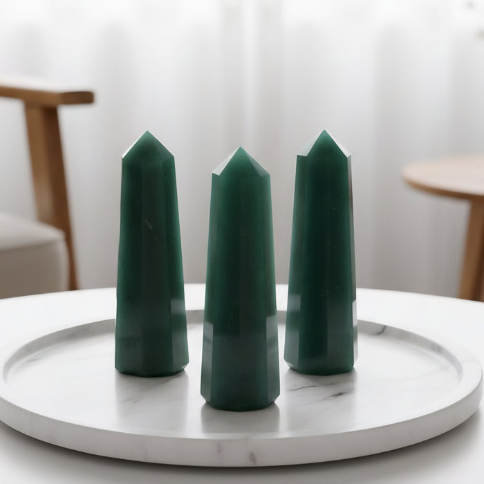 Green Jade Wand / Tower