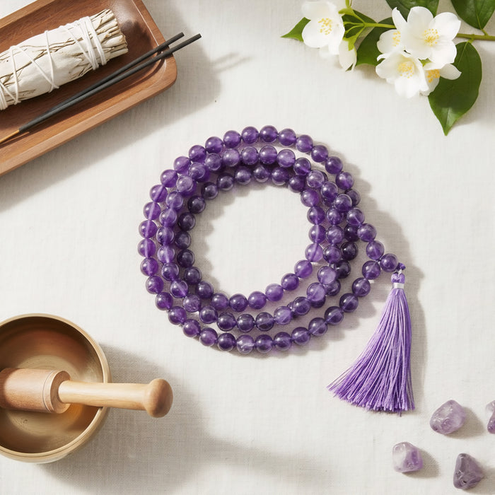 Original Amethyst Stone Mala