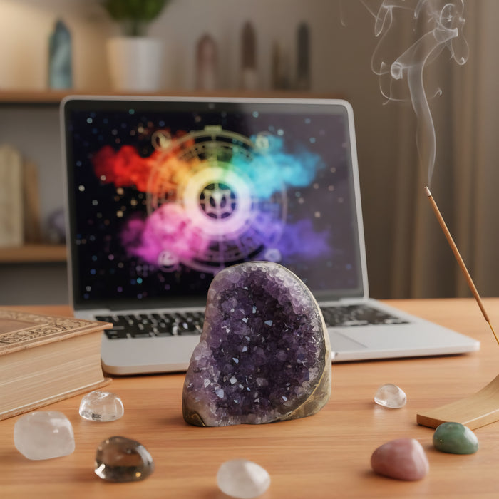 Amethyst Standing  Cluster from Uruguay (AAA)