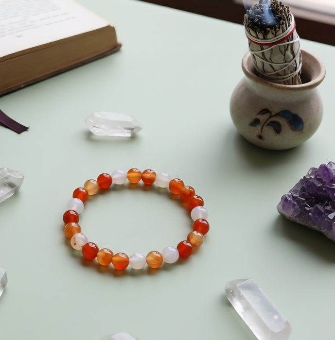 Orange Carnelian Bracelet