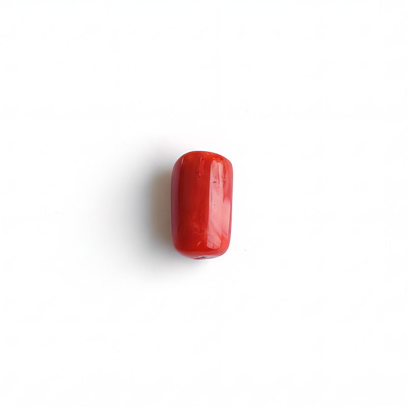 Red Coral (Moonga) Semi-Precious Gemstone-5.21 Carat