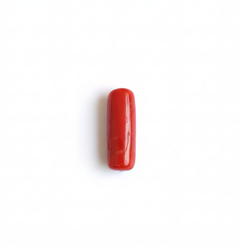 Red Coral (Moonga) Semi-Precious Gemstone-5.65 Carats