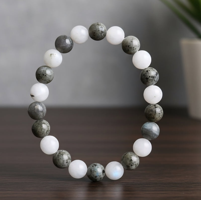 The Inner Duo - Labradorite & Moonstone
