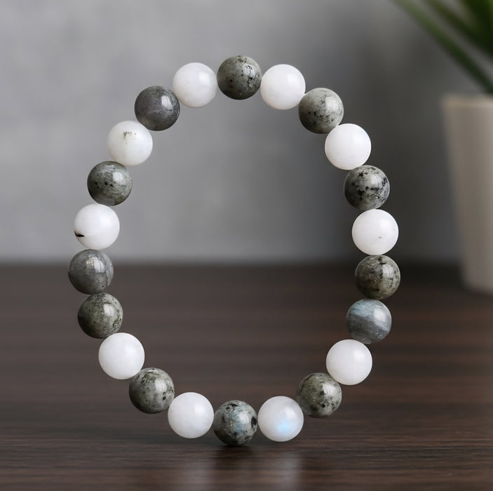 The Inner Duo - Labradorite & Moonstone