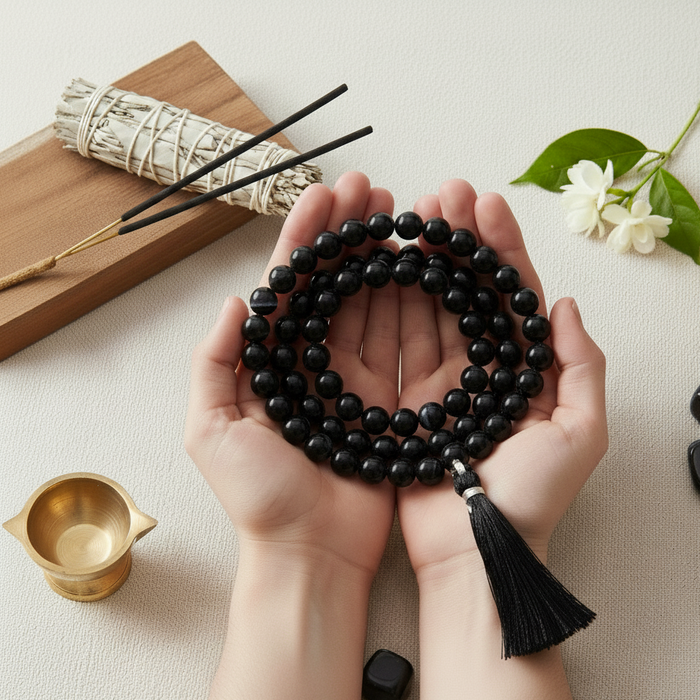 Sulemani Hakik Stone Rosary Mala 108 Beads