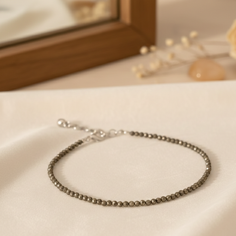 Pyrite Anklet