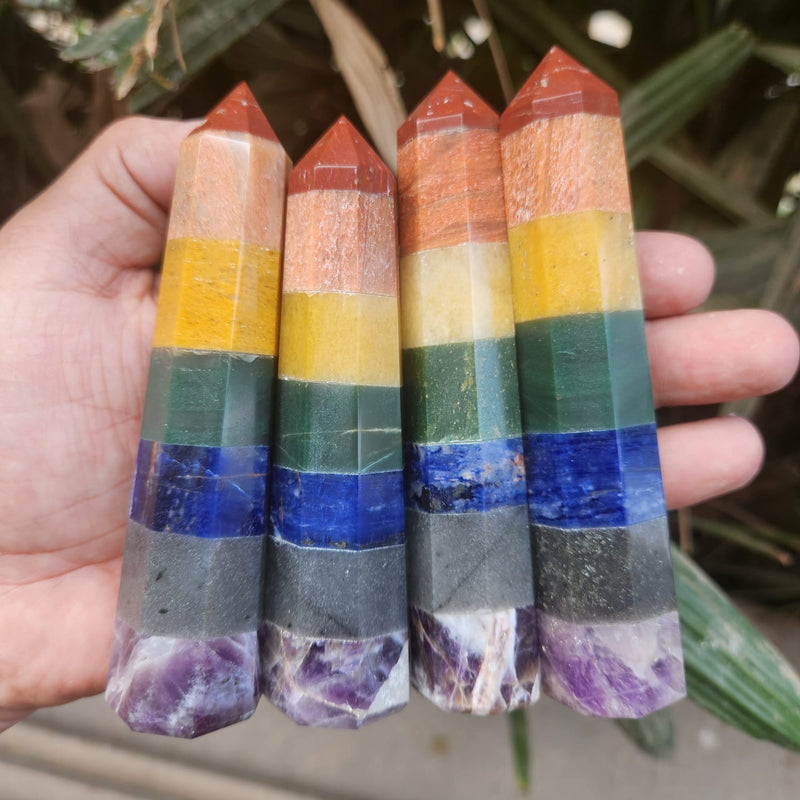 Seven Chakra Wand / Tower