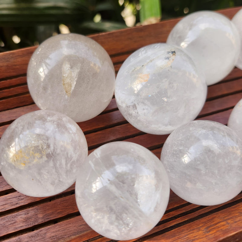 Clear Quartz Crystal Ball Sphere AAA Quality