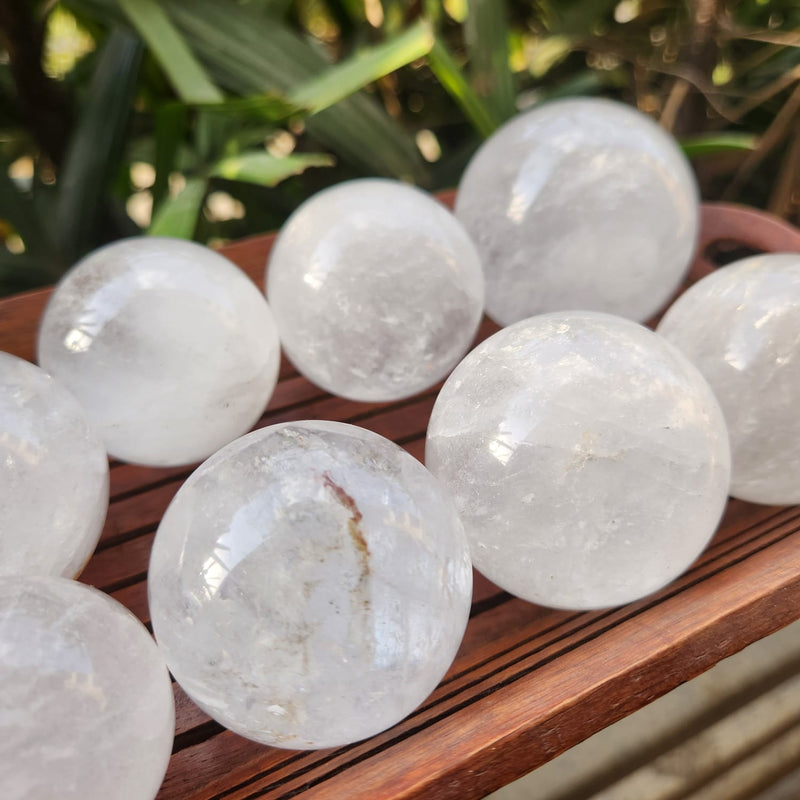 Clear Quartz Crystal Ball Sphere AAA Quality