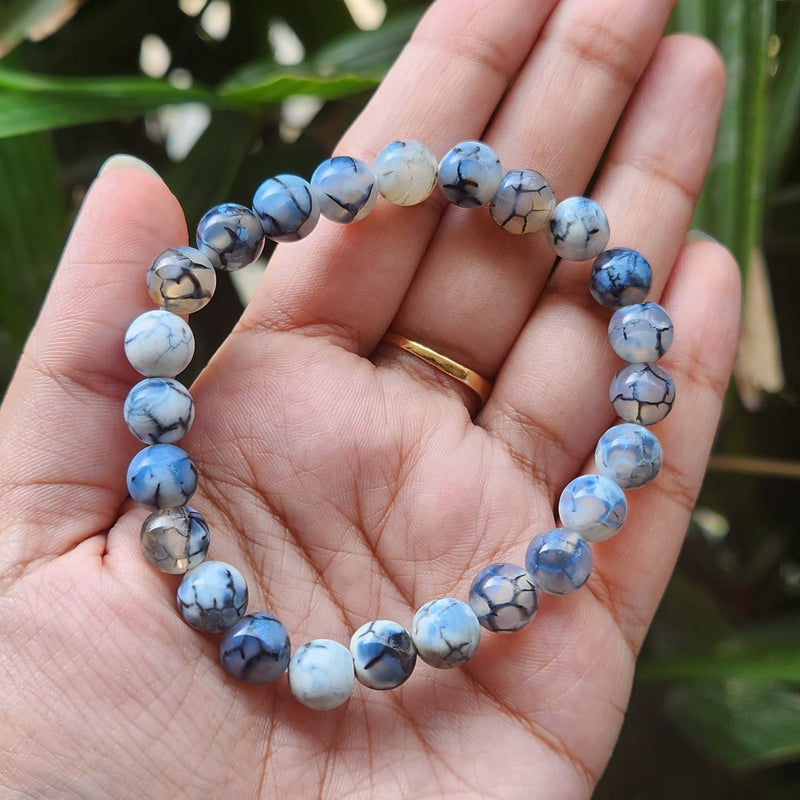 Dragon Vein Agate Bracelet