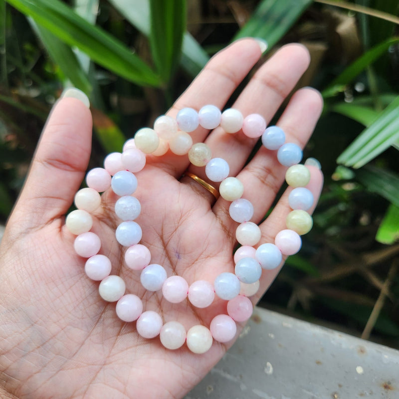 Certified & Energised Morganite Bracelet