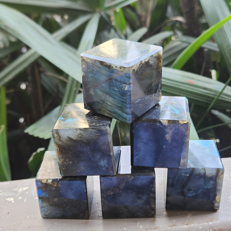 Labradorite Crystal Cubes