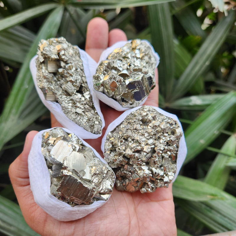 Raw Peru Pyrite Premium Clusters for Prosperity, Wealth and Warding off Negativity