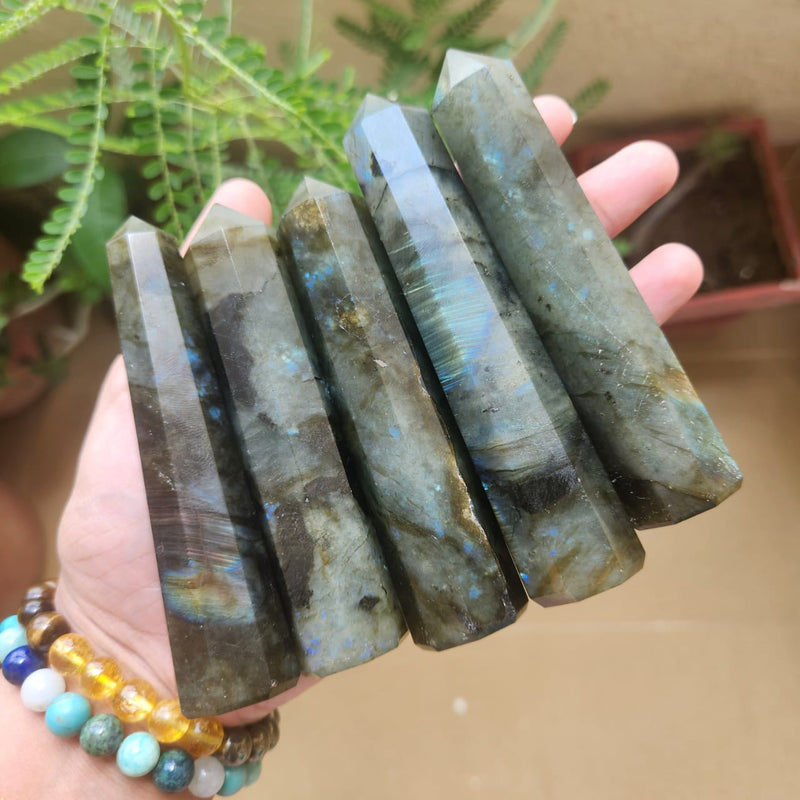 Labradorite Towers for Meditation,Awakening, Intuition, Psychic Ability & Protection