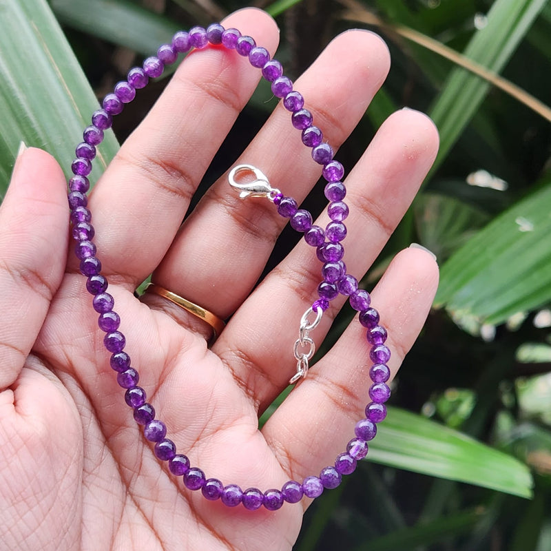 Amethyst Anklet (Single Piece)